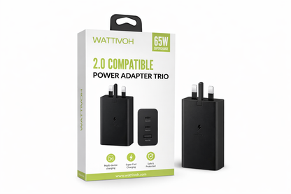 Power Adapter Trio (65W)
